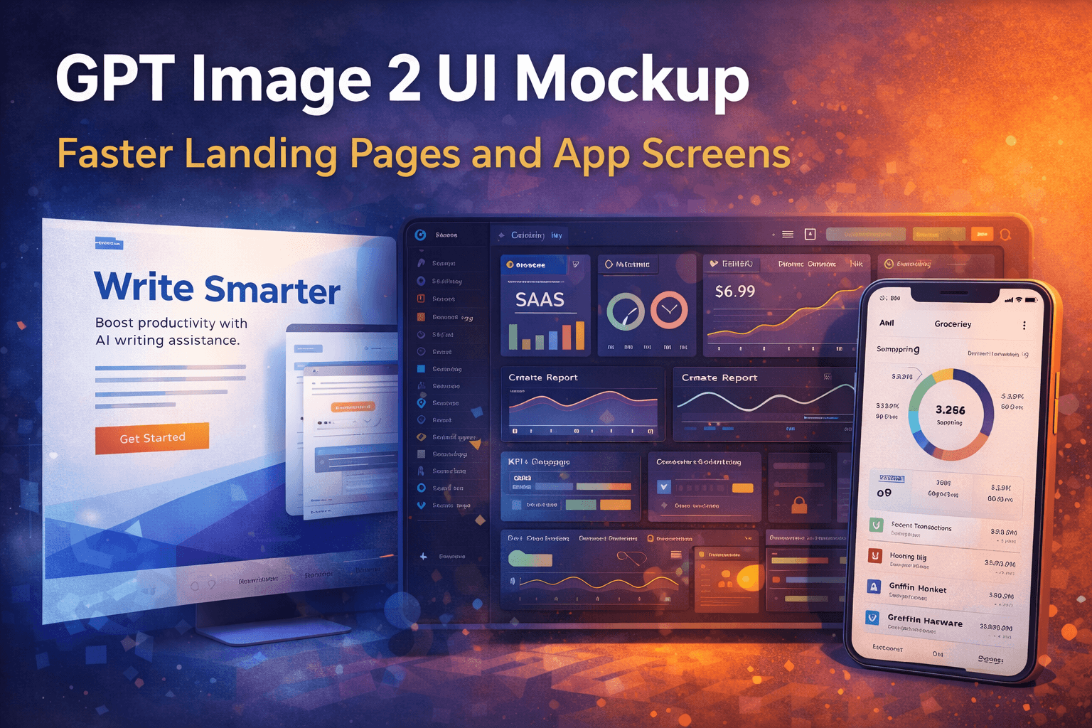 GPT Image 2 UI Mockup workflow illustration